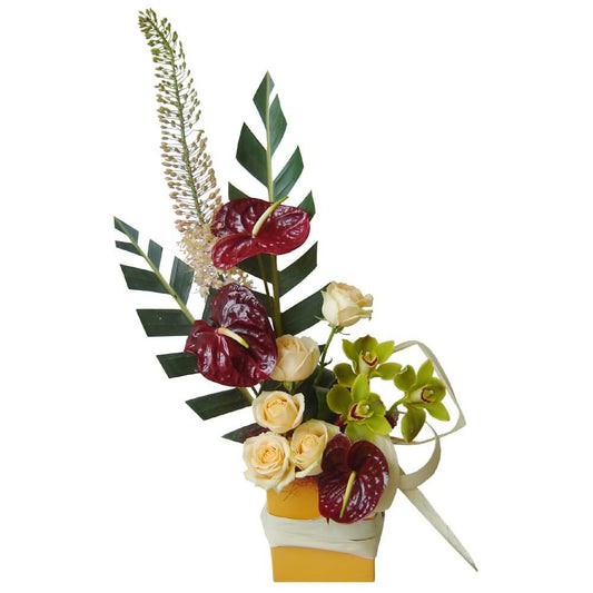 Hugs and Kisses Flower Arrangement Romanian Flower Shop