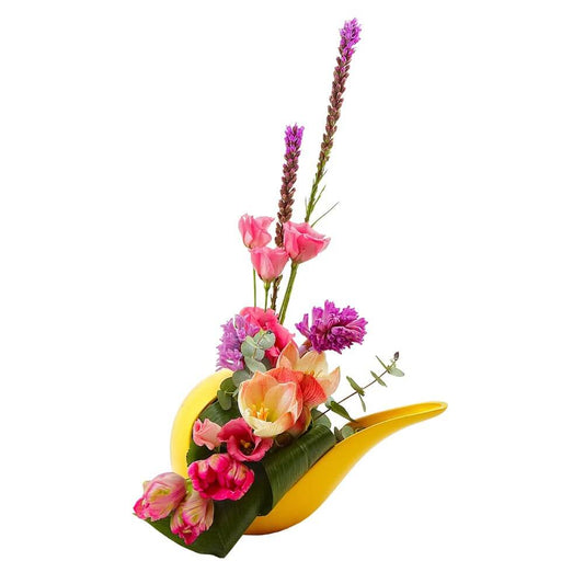 Carnival of Colors Flower Arrangement Romanian Flower Shop