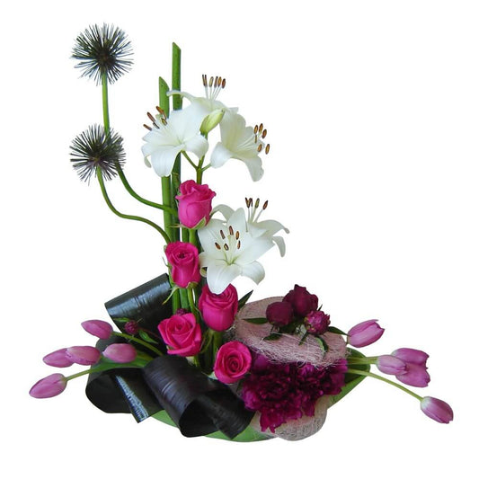 Sweetheart Arrangement Flower Arrangement Romanian Flower Shop